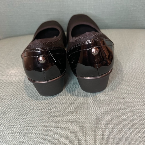 Anne Klein Black Winner Wedge Flex Pump shoes women’s size 7-EUC - Picture 5 of 7